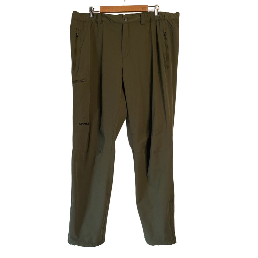 Marmot Cargo Pants Men's 38 Nylon Green Outdoors Hiking
